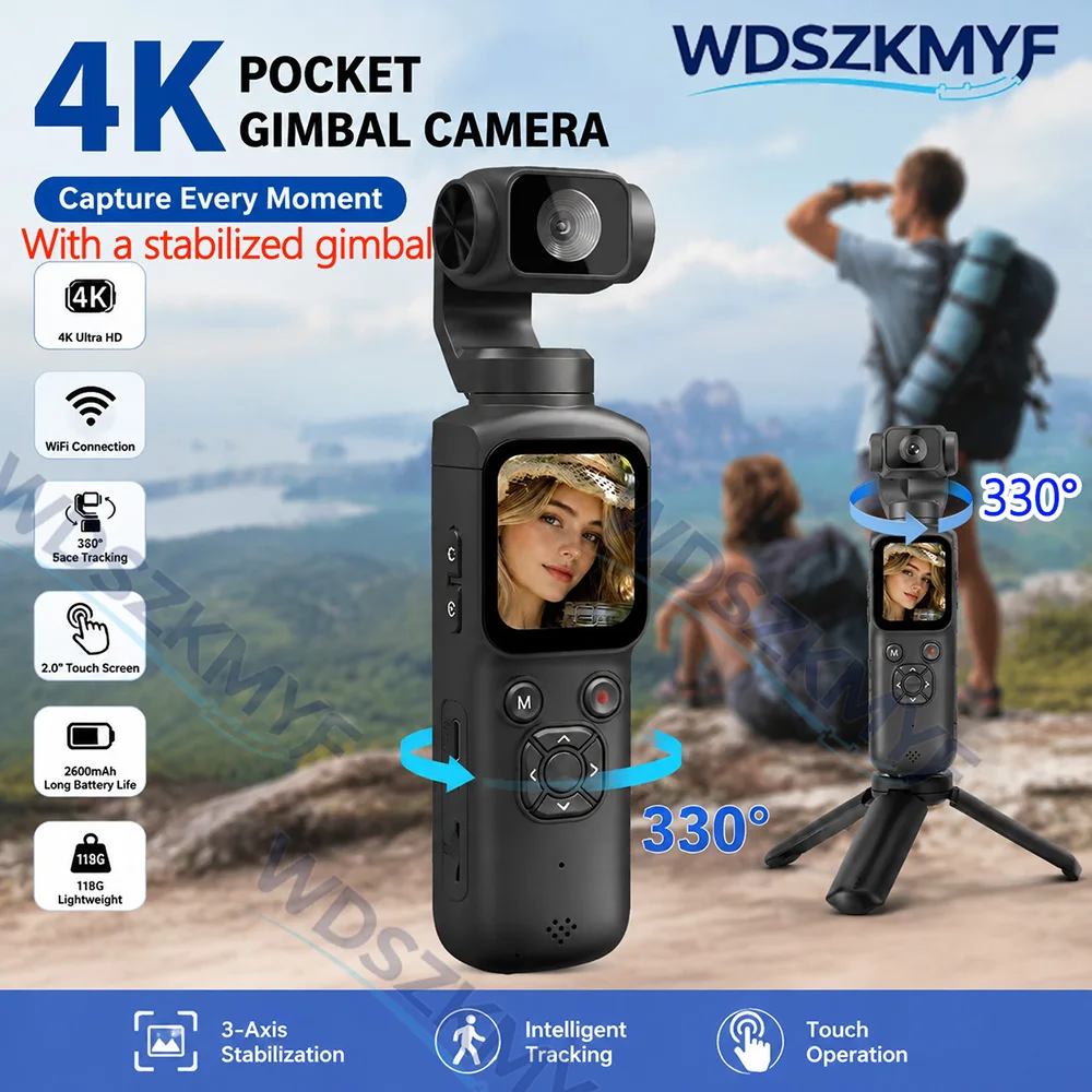 Unique Electronics Gadgets - 330 ° Caméra d'action portable 4K
