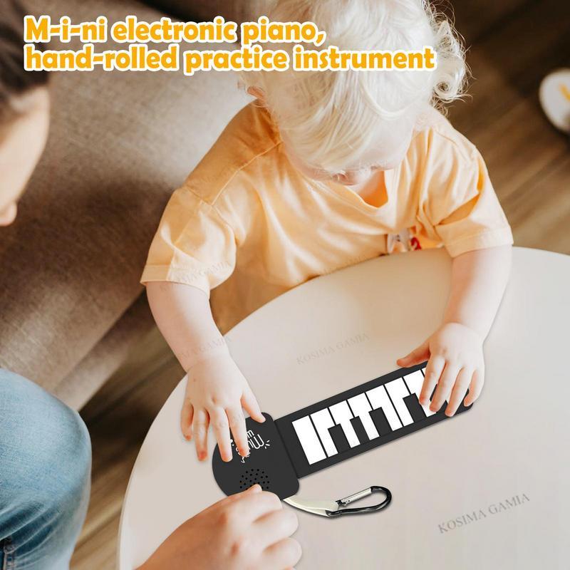 Unique Electronics Gadgets - Piano électronique enroulable en silicone, clavier