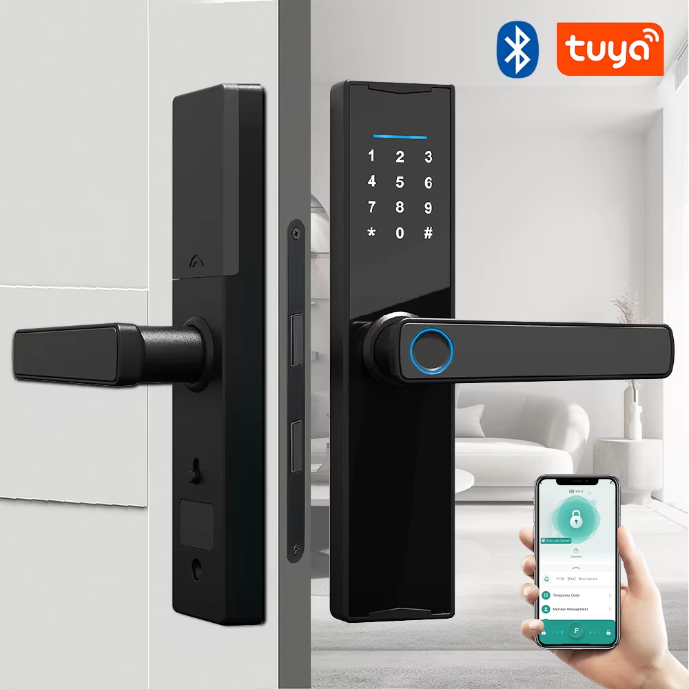 Unique Electronics Gadgets - Serrure de porte intelligente, compatible Bluetooth,
