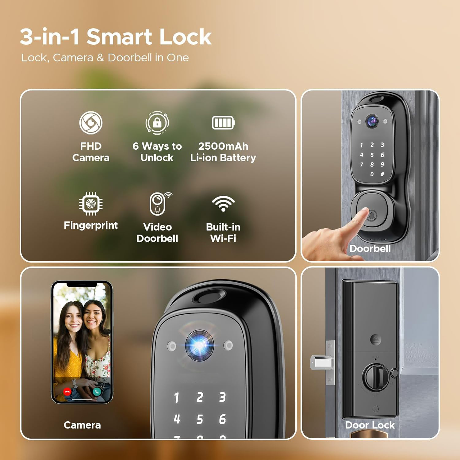 Serrure de porte intelligente  - Electronics & Gadgets Icon avis et prix
